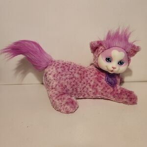 9” Just Play Kitty Surprise Momma and 2 Babies White and Pink Plush